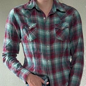 Wrangler Snap Button Down Small